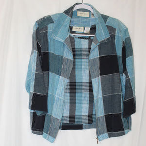 Lemon Grass Shirt with Zip Jacket size XL